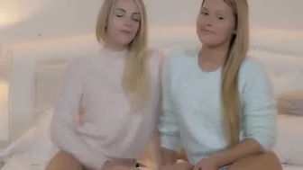 sexy Blake Eden and Abby Cross are teasing and posing