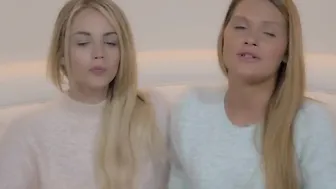 sexy Blake Eden and Abby Cross are teasing and posing