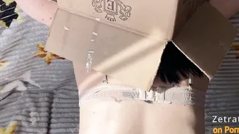 PUT A BOX ON HIS BJ AND BANGED A RUSSIAN DARK HAIRED WITH MOANS