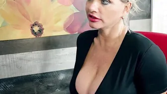 Big Tit Boss Lady Vicky Vette Fucks Hot Red Head Ivy Hidden With a Dildo