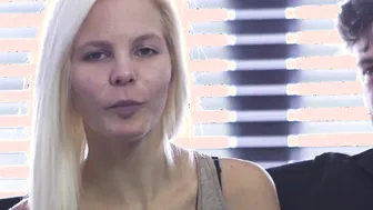 AMATEUR EUROPEAN - Blonde Canadian Hoe Getting Her Sweet Twat Fucked At Casting