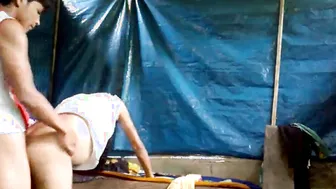 Cousin of the famous tiktoker El Celar fucks secretly with his lover without a condom