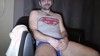The french pornstar Aymeric DEVILLE used raw by XXL COCK in jockstrap