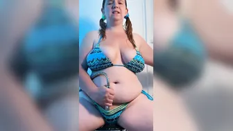 BBW Marie Shower Blowjob Masturbation - 3 Noisy Soak Orgasms