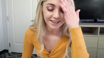 Stepbrother Says You were sucking off on your finger like it