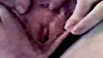 Soak Bald Twat Panty Tease American Cougar Spreading Pink Porn