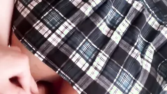 Cheating Hottie school cunt with mouth with fat booty scapes from school