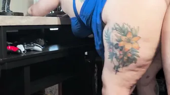 Thick Hispanic gotten bored into parent-inside-law house and went to another room to have some fun