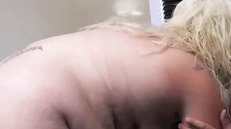 Caught cheating on gf with blonde bbw