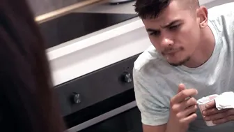 VULGAR HOSTEL - (Jade Presley Tommy Cabrio) - Turned On Hispanic Maid Getting Anal Spread By A Huge Fat Dick
