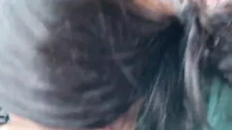 Risky head and sex into the vehicle