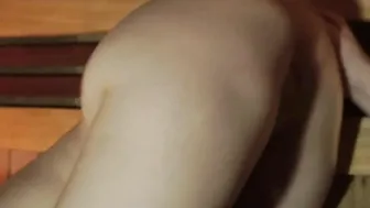 Curvy wifey plowed stranger into a outdoors sauna