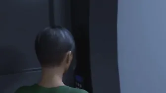 Subject is freed sucked then milked again by machine whilst