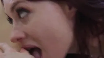 Dyke stepmom licks her big titted stepteen