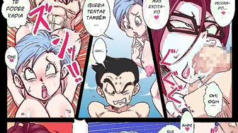 Sex Party with all the hotties of DBZ Bulma Chichi Android teen Videl Kale and Caulifla