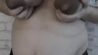 Lactating Tits porn video – Private stepmommy secretly showing to you her nude pregnant body