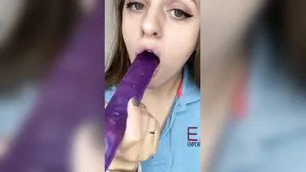 DEEP SUCTION OF A DOUBLE VIBRATOR FROM A GODDESS