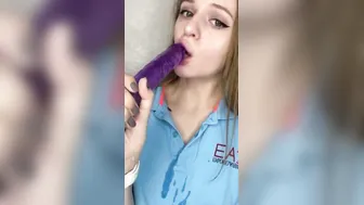 DEEP SUCTION OF A DOUBLE VIBRATOR FROM A GODDESS
