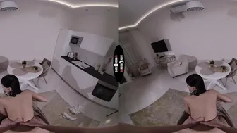 Virtual Reality Pornstar Experience #1 : "rude Heart Chick" in Dark Room with Kira Queen (VR)