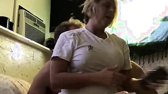 Mother Visits Step Step Son at College - Morning After