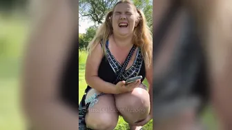3 Insane Orgasms Outdoor - We-Vibe Toy Edging - Chubby