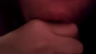 Look daddy I swallowed it all
