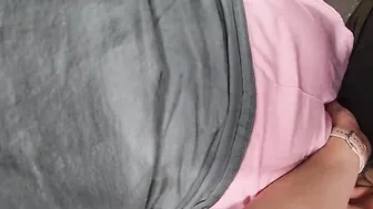 Hottie 18 yo apprentice teases penis for doggy