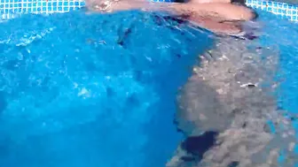 into the Pool of the Khvalynsk thermal baths