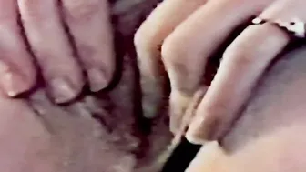 Wow Spreading my Pink Bald Snatch Up Close Hottie Leaking