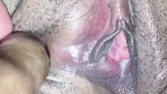 Nice Khmer GF snatch with cummed (eastern lovers)