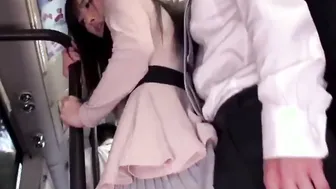 Babe oriental Leggings Bare Skirt Nailed On The Bus