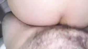 Stepson get out of the shower and gave step MILF a penis inside her mouth and anal