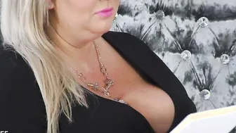 SSBBW gigantic titties Randy Lee the masturbating estate agent