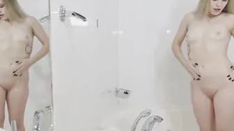anus stretching with a huge vibrator