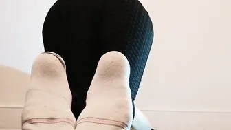 Good red head 18 yo getting vulgar when doing yoga