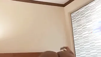Gigantic Butt BBW Milf Ride Young big black dick Stud Inside Hotel