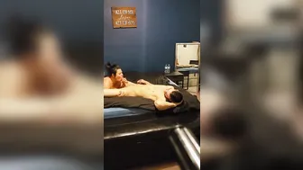 Gave my Daddy a Grind Blown his Cock and Nuts and Jumped