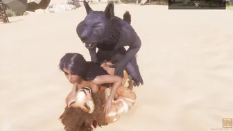 Wild Life / Maya Mating with two Furry