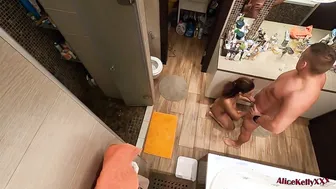 Get Naked porn video – Bro Came Out Of The Shower And Banged Into The