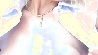 She loves swallowing my strap-on
