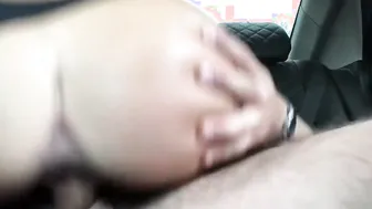 Sex into a parking lot cumming in her butt