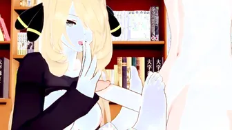 Cynthia and Lusamine for a stunning 3 Way Pokemon Animated