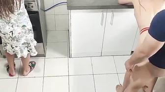 I Cover With A Cloth So She Doesnt Discover Us While I Banged My Step-Daughter