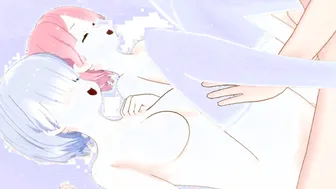 Rem and Ram takes care of you 3Some Re:Zero Animated