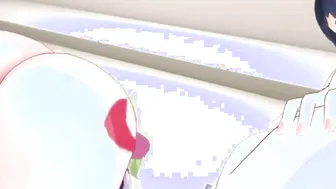 3 Way with Yelan and Kuki Shinobu Genshin Impact Animated