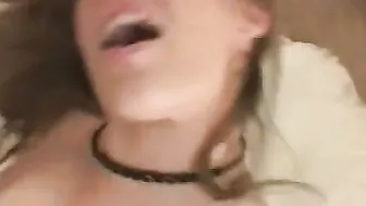 Dude getting FELLATIO and drills 2 young brunettes inside heels