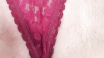 CUMMING INTO MY LACE LINGERIE