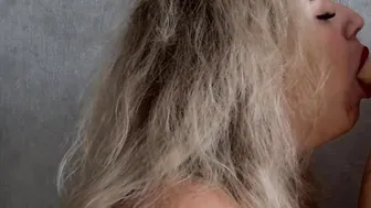 This is how I will suck your cock until you fill my mouth with your cum-Cristall Gloss