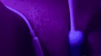 ASMR Close Up Spit Soak Twat Gushing Sounds With Hyphy SHHH Cant Hold It