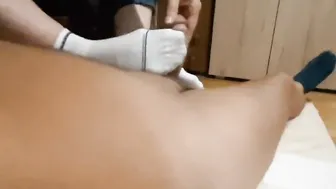 Devils Pedicure inside socks